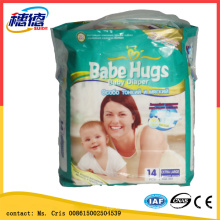 Fluff Pulp Material and Dry Surface Absorption B Grade Baby Diaper